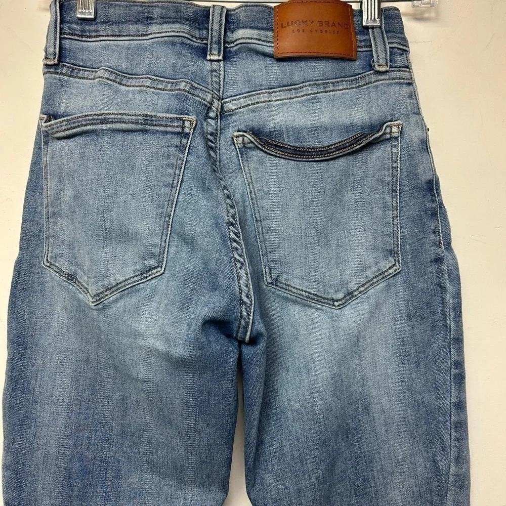 Lucky brand ankle‎ skinny Mid rise Stretchy blue wash jeans size 4/27